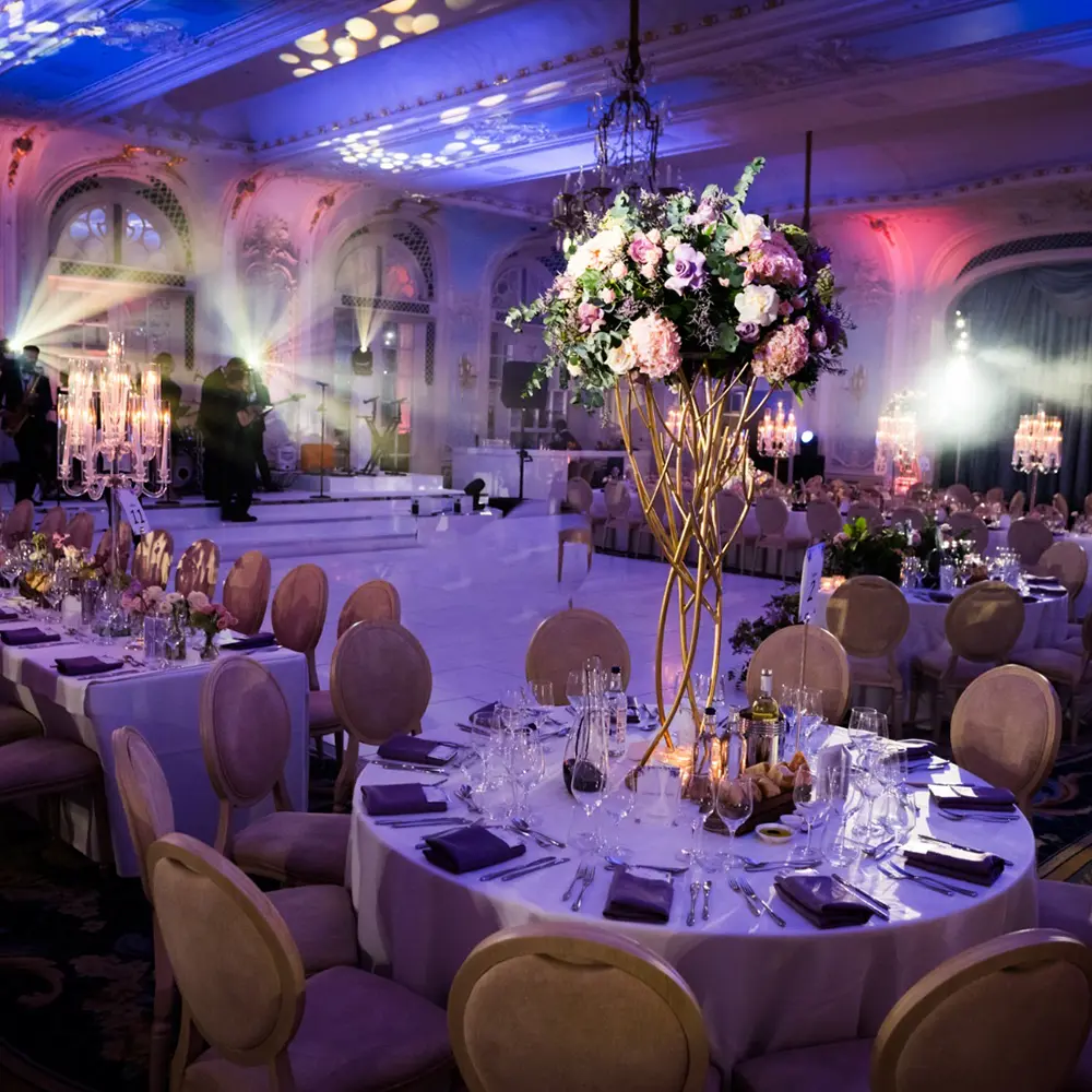 Luxury wedding styling and event design